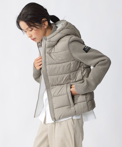 ECOALF(エコアルフ)の「DENALI ニットコンビ アウター / DENALI KNIT WOMAN(ブルゾン・レディース・グリーン系その他5/ベージュ系その他4/ホワイト系その他・S/M)」の8枚目の写真