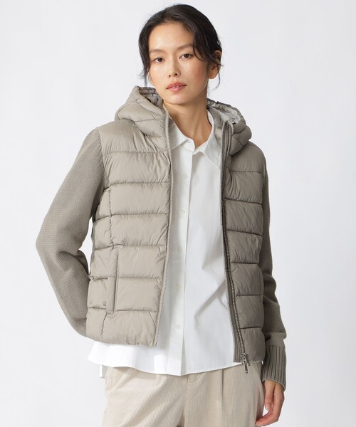 ECOALF(エコアルフ)の「DENALI ニットコンビ アウター / DENALI KNIT WOMAN(ブルゾン・レディース・グリーン系その他5/ベージュ系その他4/ホワイト系その他・S/M)」の9枚目の写真