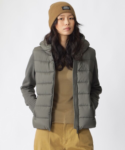 ECOALF(エコアルフ)の「DENALI ニットコンビ アウター / DENALI KNIT WOMAN(ブルゾン・レディース・グリーン系その他5/ベージュ系その他4/ホワイト系その他・S/M)」の10枚目の写真