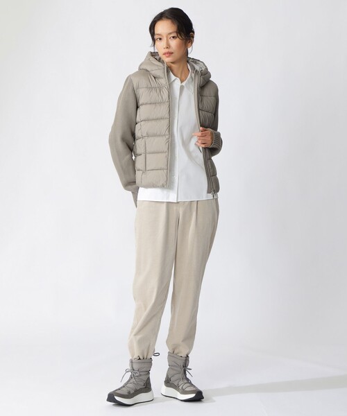 ECOALF(エコアルフ)の「DENALI ニットコンビ アウター / DENALI KNIT WOMAN(ブルゾン・レディース・グリーン系その他5/ベージュ系その他4/ホワイト系その他・S/M)」の13枚目の写真