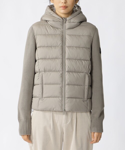 ECOALF(エコアルフ)の「DENALI ニットコンビ アウター / DENALI KNIT WOMAN(ブルゾン・レディース・グリーン系その他5/ベージュ系その他4/ホワイト系その他・S/M)」の18枚目の写真