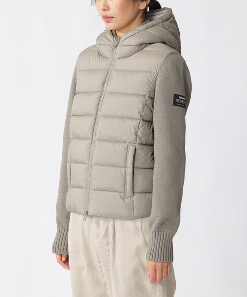 ECOALF(エコアルフ)の「DENALI ニットコンビ アウター / DENALI KNIT WOMAN(ブルゾン・レディース・グリーン系その他5/ベージュ系その他4/ホワイト系その他・S/M)」の19枚目の写真