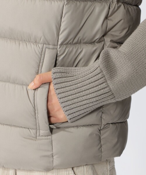 ECOALF(エコアルフ)の「DENALI ニットコンビ アウター / DENALI KNIT WOMAN(ブルゾン・レディース・グリーン系その他5/ベージュ系その他4/ホワイト系その他・S/M)」の21枚目の写真