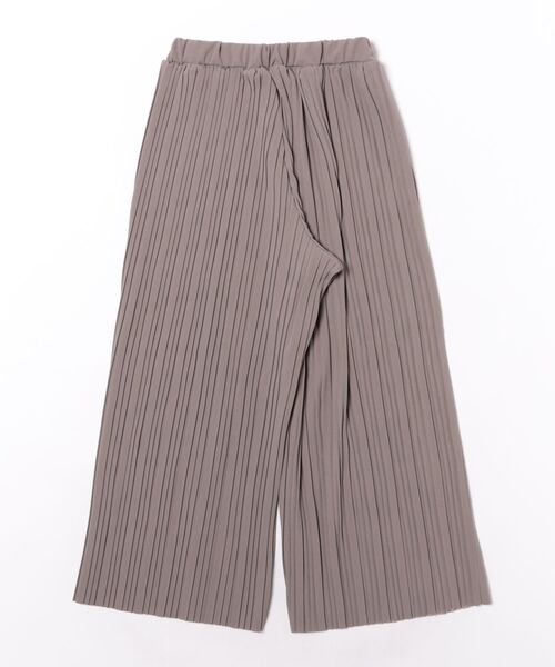 INTERPLANET（インタープラネット）の「カットジョーゼットプリーツワイドパンツ（その他パンツ・レディース・ブラック/ブルー/モカ/カーキ・FREE）」の5枚目の写真