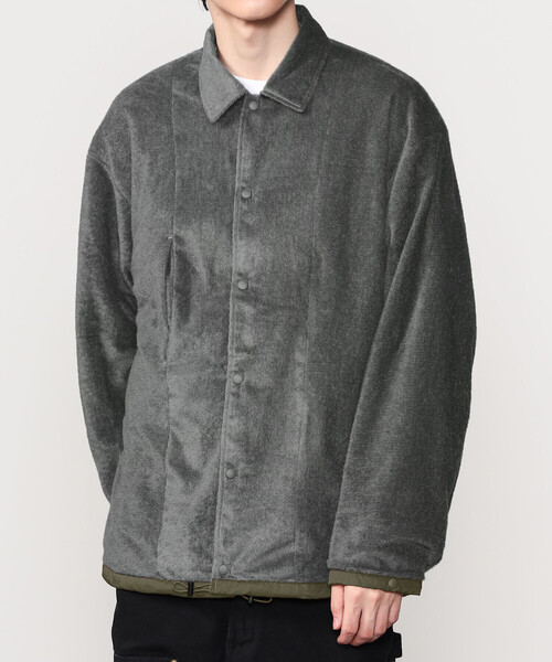 Bshop（ビショップ）の「迷迭香 | 〈別注〉 コーチジャケット MEN（その他アウター・メンズ・カーキ系1/ブラック系その他・2/3）」の20枚目の写真