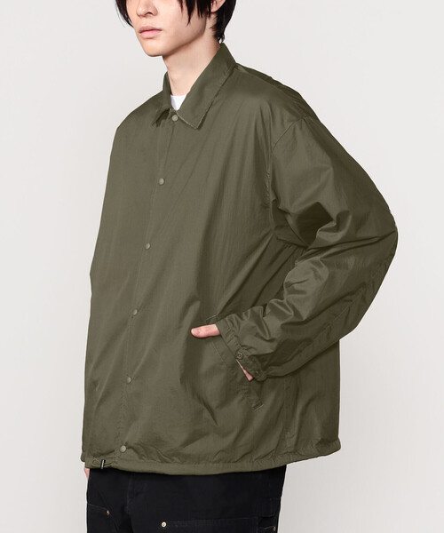 Bshop（ビショップ）の「迷迭香 | 〈別注〉 コーチジャケット MEN（その他アウター・メンズ・カーキ系1/ブラック系その他・2/3）」の21枚目の写真