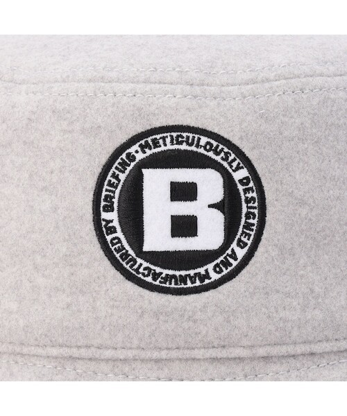 BRIEFING（ブリーフィング）の「【BRIEFING GOLF／ブリーフィングゴルフ】 MS WOOLY HAT（ハット・メンズ・アイボリー/ブラック/ネイビー/ライトグレー・FREE）」の8枚目の写真