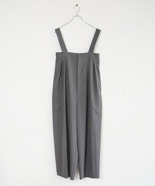 SOLAMONAT LARME(ソラモナラーム)の「サロペットパンツ(サロペット/オーバーオール・レディース・ベージュ/チャコール/ブラック・38/40)」の8枚目の写真