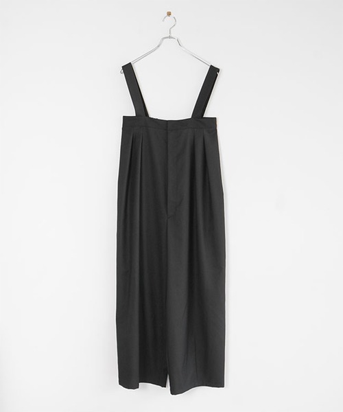 SOLAMONAT LARME(ソラモナラーム)の「サロペットパンツ(サロペット/オーバーオール・レディース・ベージュ/チャコール/ブラック・38/40)」の10枚目の写真