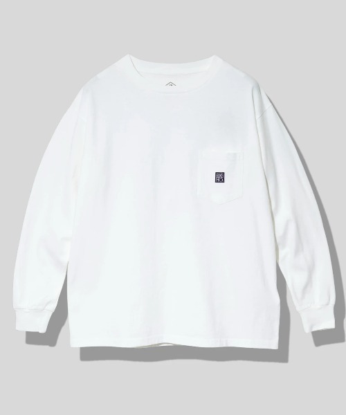 GUNG HO(ガンホー)の「GUNG HO/ ガンホー WORKERS POCKET LS TEE(Tシャツ/カットソー・メンズ・ホワイト/ブラック・LARGE/X-LARGE/MEDIUM)」の2枚目の写真