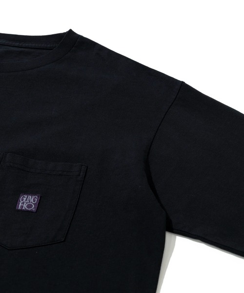 GUNG HO(ガンホー)の「GUNG HO/ ガンホー WORKERS POCKET LS TEE(Tシャツ/カットソー・メンズ・ホワイト/ブラック・LARGE/X-LARGE/MEDIUM)」の5枚目の写真
