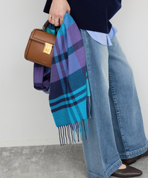 Spick & Span(スピックアンドスパン)の《追加》Spick & Span カシミヤチェックストール(ストール/ショール)