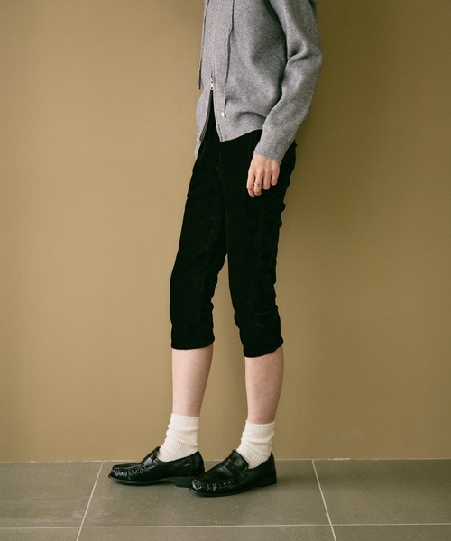Lutim by u（ルチバイユー）の「Soft Velour Warm pants/ソフトベロアウォームパンツ（その他パンツ・レディース・ブラック・LARGE/MEDIUM）」の3枚目の写真
