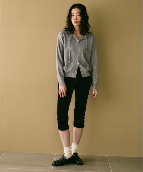 Lutim by u（ルチバイユー）の「Soft Velour Warm pants/ソフトベロアウォームパンツ（その他パンツ・レディース・ブラック・LARGE/MEDIUM）」の5枚目の写真