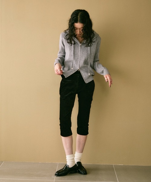 Lutim by u（ルチバイユー）の「Soft Velour Warm pants/ソフトベロアウォームパンツ（その他パンツ・レディース・ブラック・LARGE/MEDIUM）」の2枚目の写真