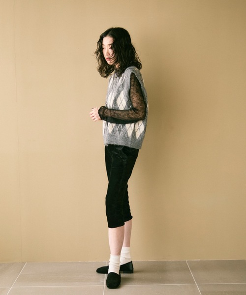 Lutim by u（ルチバイユー）の「Soft Velour Warm pants/ソフトベロアウォームパンツ（その他パンツ・レディース・ブラック・LARGE/MEDIUM）」の13枚目の写真