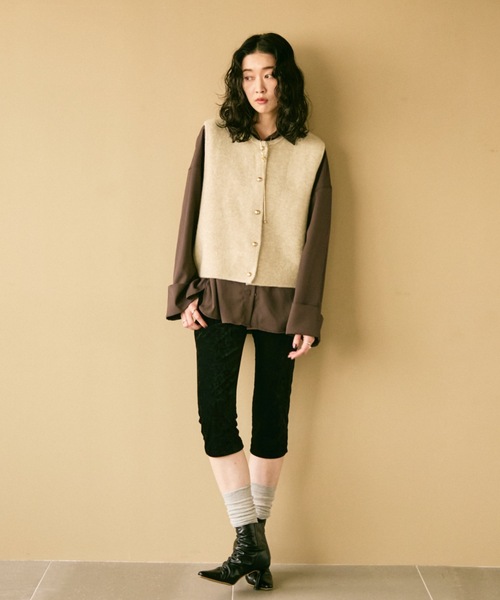 Lutim by u（ルチバイユー）の「Soft Velour Warm pants/ソフトベロアウォームパンツ（その他パンツ・レディース・ブラック・LARGE/MEDIUM）」の11枚目の写真