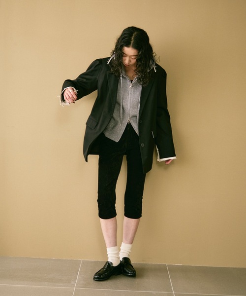 Lutim by u（ルチバイユー）の「Soft Velour Warm pants/ソフトベロアウォームパンツ（その他パンツ・レディース・ブラック・LARGE/MEDIUM）」の9枚目の写真