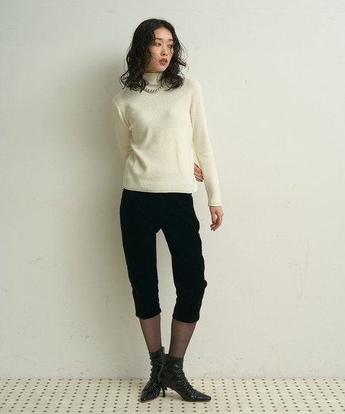 Lutim by u（ルチバイユー）の「Soft Velour Warm pants/ソフトベロアウォームパンツ（その他パンツ・レディース・ブラック・LARGE/MEDIUM）」の21枚目の写真