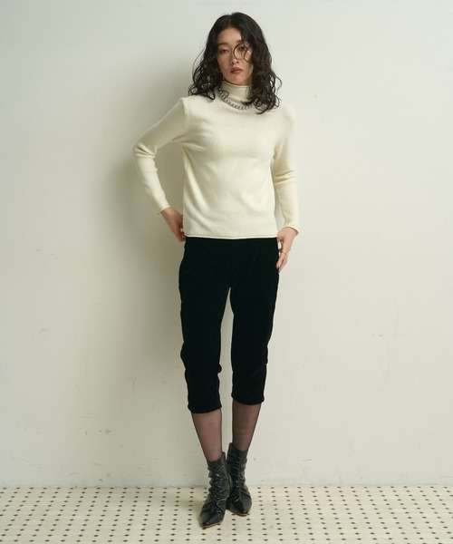 Lutim by u（ルチバイユー）の「Soft Velour Warm pants/ソフトベロアウォームパンツ（その他パンツ・レディース・ブラック・LARGE/MEDIUM）」の18枚目の写真