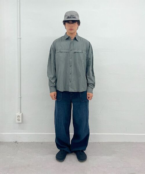 Millo Archive（ミロ アーカイブ）の「フェイデッドカバーシャツ [チャコール]（シャツ/ブラウス・メンズ・その他・MEDIUM/LARGE/X-LARGE）」の9枚目の写真