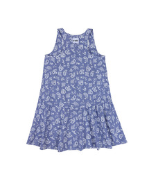 FOLI（ポリー）の「(レディース) ロマンティックギンガムホームスリップドレスブルー（ワンピース）」