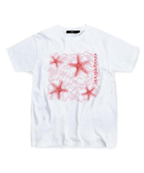 ESCAPEFROM(エスケープフロム)の「コーラルスターフィッシュプリントTシャツホワイト(Tシャツ/カットソー・レディース・その他・SMALL/MEDIUM/LARGE)」の2枚目の写真