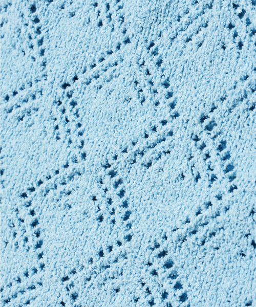 Midnight Move(ミッドナイトムーブ)の「knit top (sky blue)(Tシャツ/カットソー・レディース・その他・FREE)」の3枚目の写真