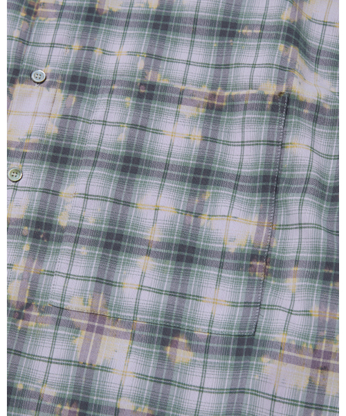 PUNCH DRUNK PARTIES(パンチドランクパーティーズ)の「Parties Bleached Vinatage Shirt (PINK NAVY)(シャツ/ブラウス・メンズ・その他・1/2)」の4枚目の写真