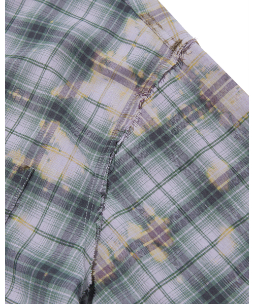 PUNCH DRUNK PARTIES(パンチドランクパーティーズ)の「Parties Bleached Vinatage Shirt (PINK NAVY)(シャツ/ブラウス・メンズ・その他・1/2)」の5枚目の写真