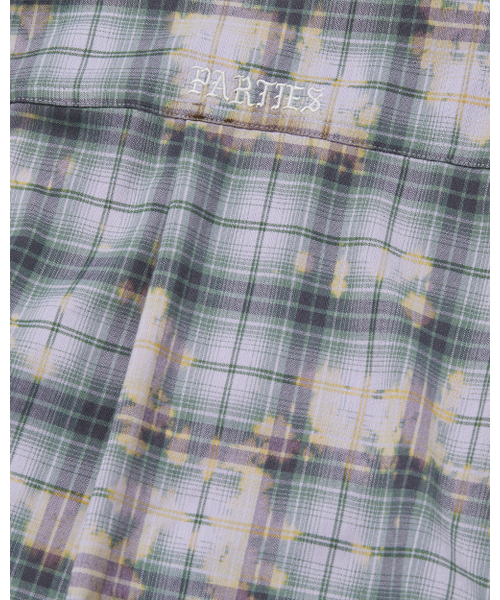 PUNCH DRUNK PARTIES(パンチドランクパーティーズ)の「Parties Bleached Vinatage Shirt (PINK NAVY)(シャツ/ブラウス・メンズ・その他・1/2)」の7枚目の写真