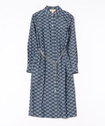 MICHAEL KORS（マイケルコース）の「LOGO ロングスリーブ シャツドレス