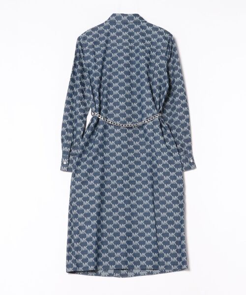 MICHAEL KORS（マイケルコース）の「DENIM JCQ LS SHIRT DRESS（シャツワンピース・レディース・ブルー系・M/S/XS/XL/L）」の2枚目の写真