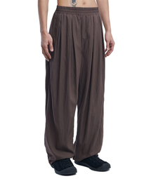 3DT NYLON PANTS - BROWN