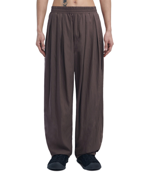 NOMANUAL(NOMANUAL)の「3DT NYLON PANTS - BROWN(その他パンツ・レディース・その他・LARGE/MEDIUM/SMALL)」の2枚目の写真