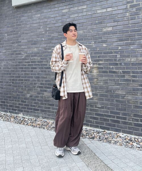 NOMANUAL(NOMANUAL)の「3DT NYLON PANTS - BROWN(その他パンツ・レディース・その他・LARGE/MEDIUM/SMALL)」の6枚目の写真