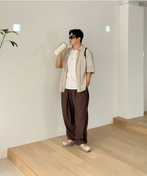 NOMANUAL(NOMANUAL)の「3DT NYLON PANTS - BROWN(その他パンツ・レディース・その他・LARGE/MEDIUM/SMALL)」の8枚目の写真