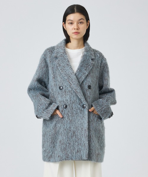 NOMINE（ノミネ）の「【NOMINE】シャギー ジャケット コート