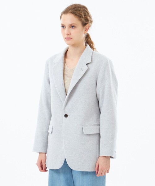 MACKINTOSH PHILOSOPHY(マッキントッシュ フィロソフィー)の「【WEB&一部店舗限定】アンゴラウールシャギージャケット(テーラードジャケット・レディース・ベージュ系その他4/グレー系その他・38)」の13枚目の写真