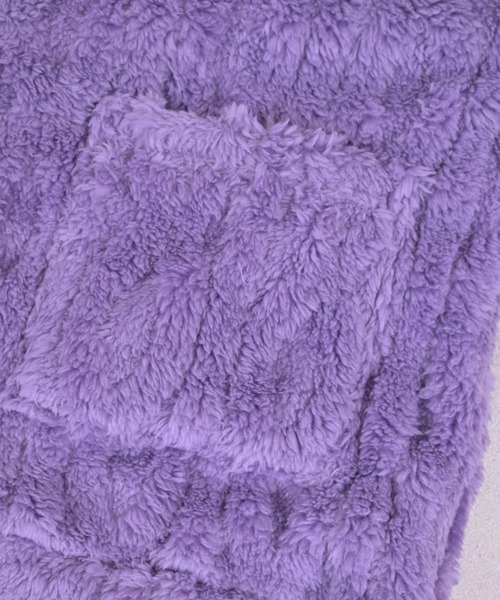 MARKEY'S（マーキーズ）の「耳付きケーブルボアジャケット（その他アウター・キッズ・ラベンダー/オフホワイト・80/90/100/110/120/130）」の11枚目の写真