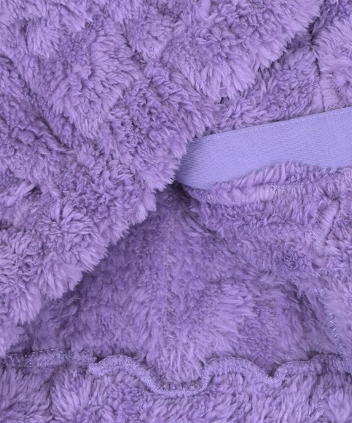 MARKEY'S（マーキーズ）の「耳付きケーブルボアジャケット（その他アウター・キッズ・ラベンダー/オフホワイト・80/90/100/110/120/130）」の12枚目の写真