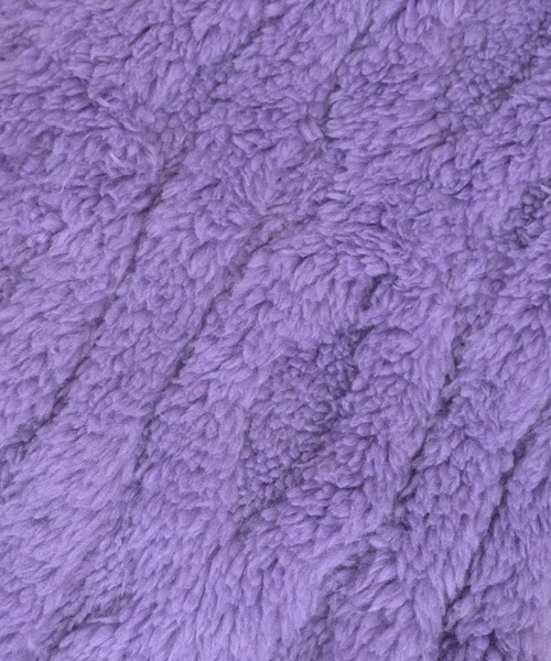 MARKEY'S（マーキーズ）の「耳付きケーブルボアジャケット（その他アウター・キッズ・ラベンダー/オフホワイト・80/90/100/110/120/130）」の14枚目の写真