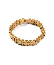 HUF（ハフ）の「【C-HUF2】【HUF/ハフ】H LINK BRACELET AC00985（ブレスレット）」