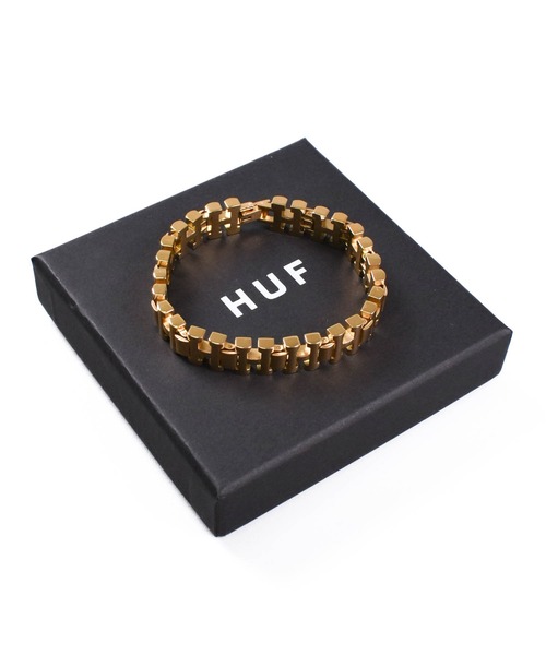 HUF（ハフ）の「【C-HUF2】【HUF/ハフ】H LINK BRACELET AC00985（ブレスレット・メンズ・ゴールド・S/M/L/XL）」の10枚目の写真