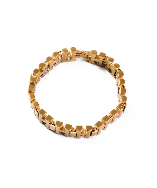 HUF（ハフ）の「【C-HUF2】【HUF/ハフ】H LINK BRACELET AC00985（ブレスレット・メンズ・ゴールド・S/M/L/XL）」の8枚目の写真
