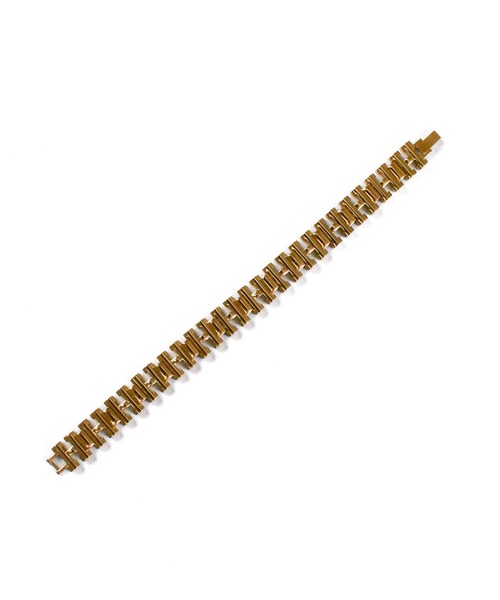 HUF（ハフ）の「【C-HUF2】【HUF/ハフ】H LINK BRACELET AC00985（ブレスレット・メンズ・ゴールド・S/M/L/XL）」の5枚目の写真