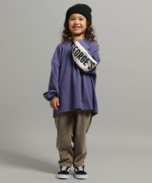 GEORGE'S(ジョージズ)の「【KIDS】コーデュロイテーパーパンツ(その他パンツ・キッズ・アイボリー/モカ・110/130/150)」の1枚目の写真