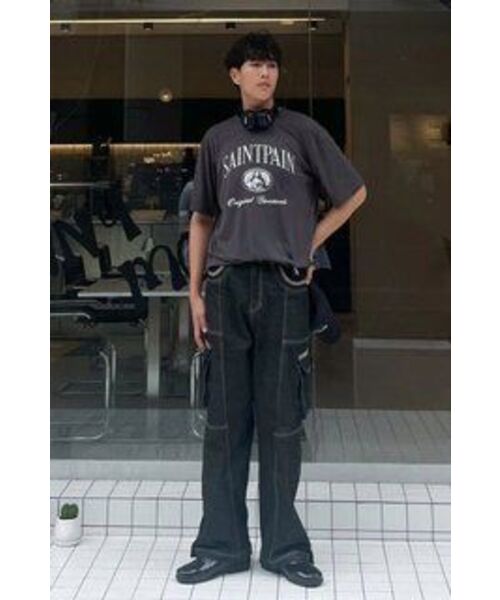 SAINTPAIN（セイントペイン）の「SP グレースフルTシャツ-チャコール（Tシャツ/カットソー・レディース・その他・LARGE/MEDIUM/SMALL/X-LARGE）」の10枚目の写真