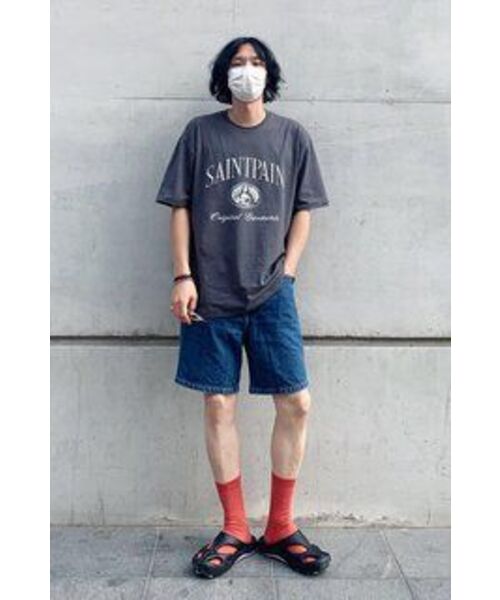 SAINTPAIN（セイントペイン）の「SP グレースフルTシャツ-チャコール（Tシャツ/カットソー・レディース・その他・LARGE/MEDIUM/SMALL/X-LARGE）」の5枚目の写真
