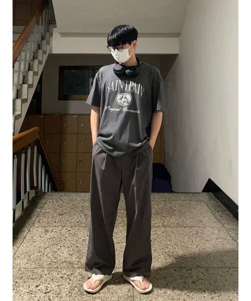 SAINTPAIN（セイントペイン）の「SP グレースフルTシャツ-チャコール（Tシャツ/カットソー・レディース・その他・LARGE/MEDIUM/SMALL/X-LARGE）」の4枚目の写真